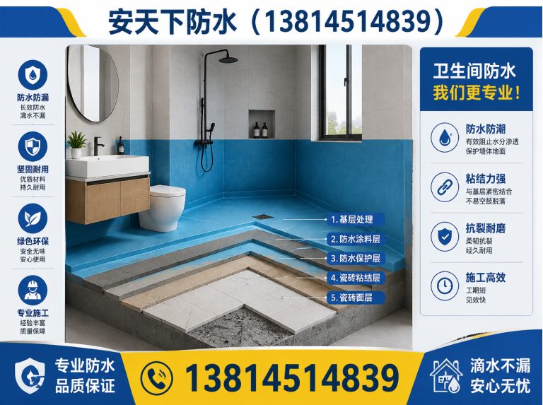浦口区南京防水堵漏展示图